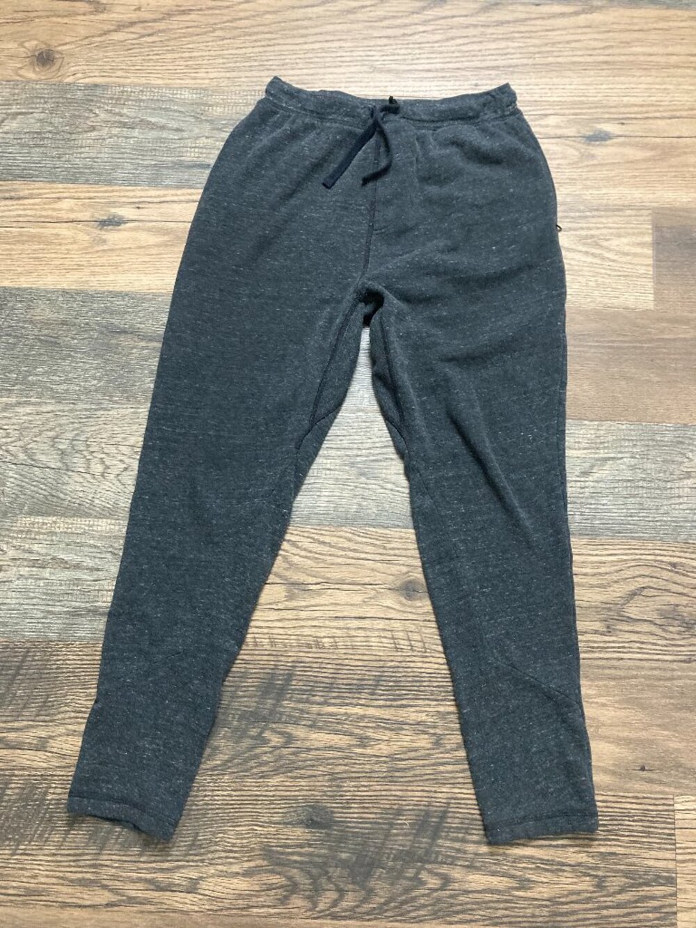 Alo Yoga Women’s L Charcoal Gray Jogger Sweatpants Soft Tri Blend Drawstring